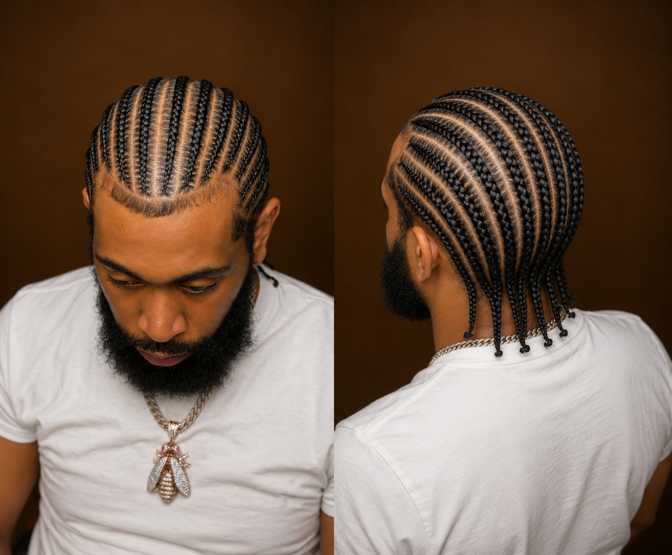 Straight Back Cornrows