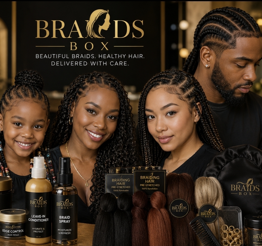 The BraidsBox experience — beautiful braids, healthy hair, delivered with care